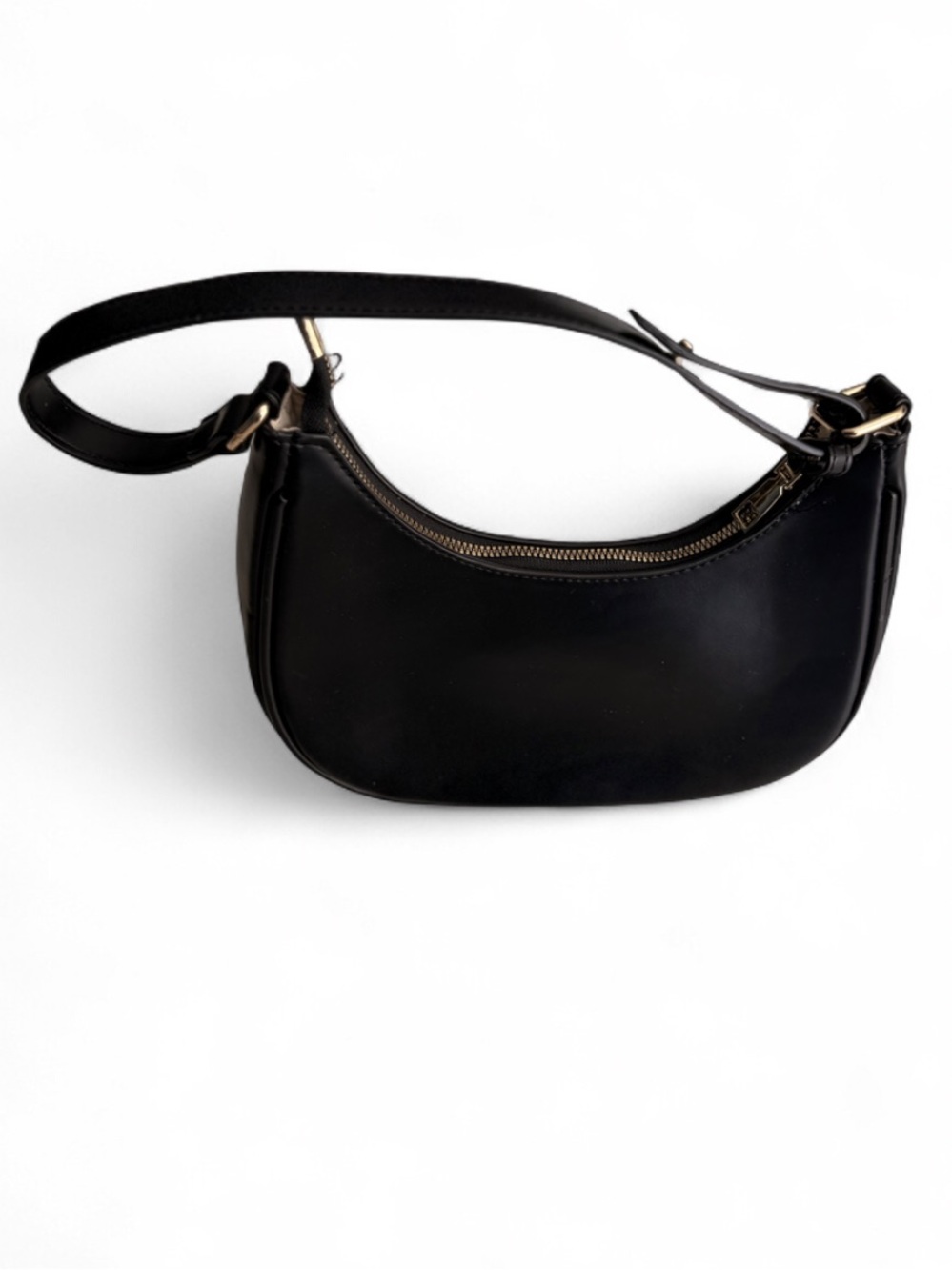 Baggu Small Nylon Crescent Bag Black Shoulder Bag